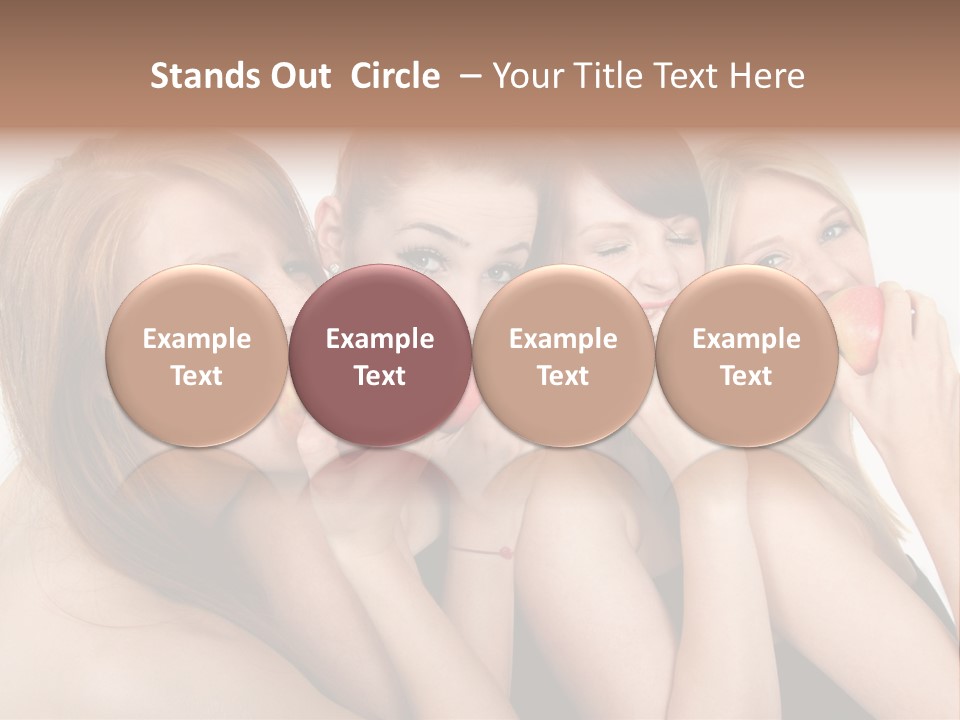 Zusammen Lebensfreude Frisches PowerPoint Template