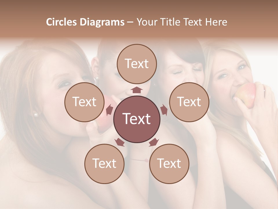 Zusammen Lebensfreude Frisches PowerPoint Template