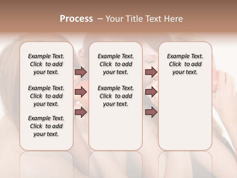 Zusammen Lebensfreude Frisches PowerPoint Template