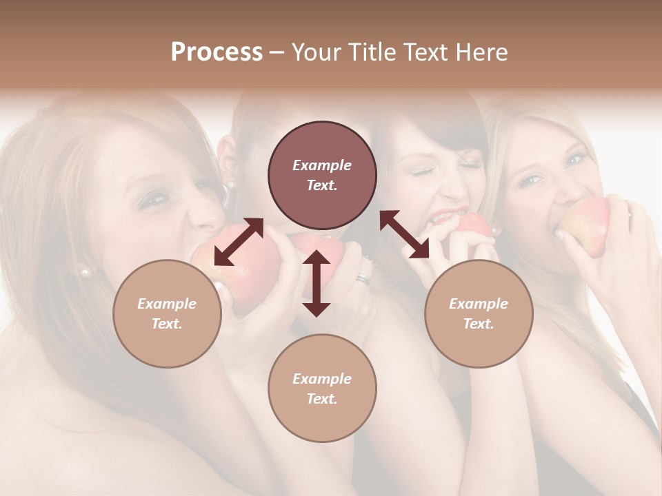 Zusammen Lebensfreude Frisches PowerPoint Template