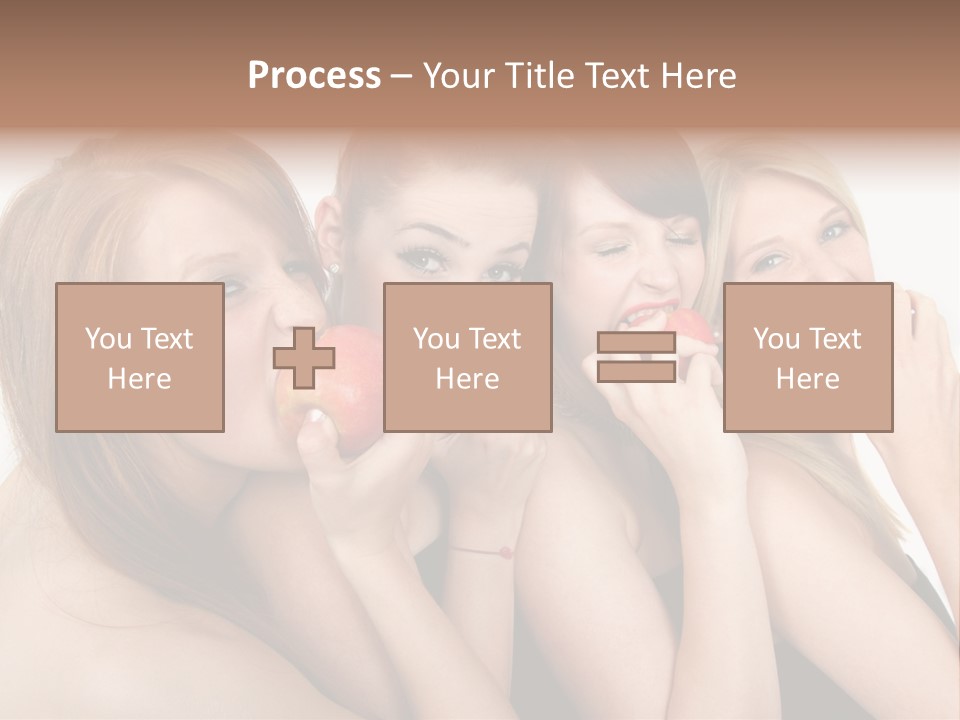 Zusammen Lebensfreude Frisches PowerPoint Template