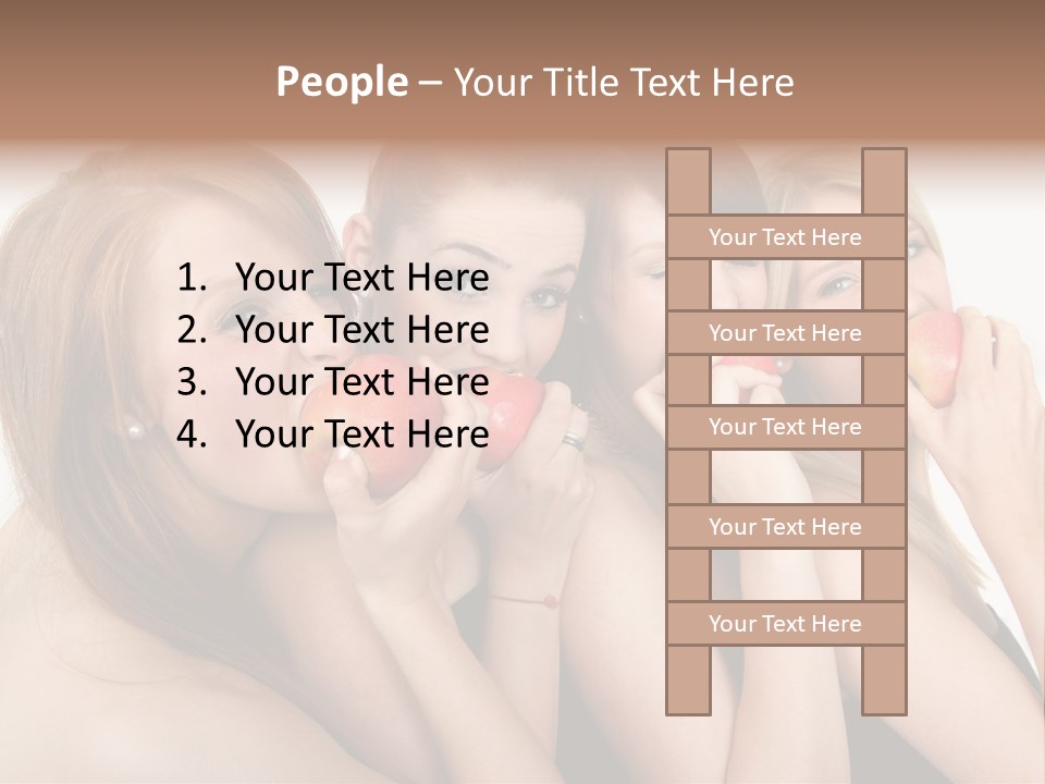 Zusammen Lebensfreude Frisches PowerPoint Template
