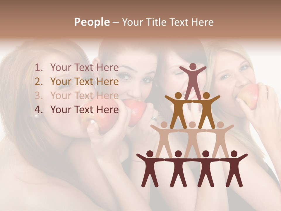 Zusammen Lebensfreude Frisches PowerPoint Template