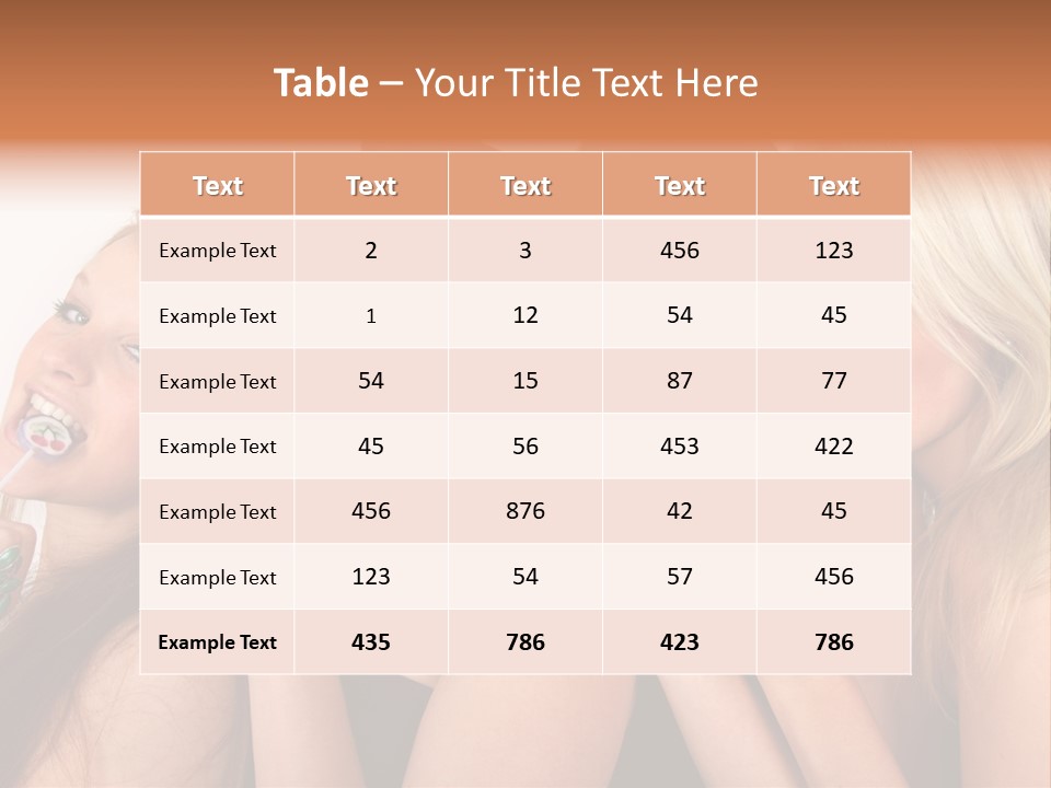 Junge Menschen Gruppe PowerPoint Template