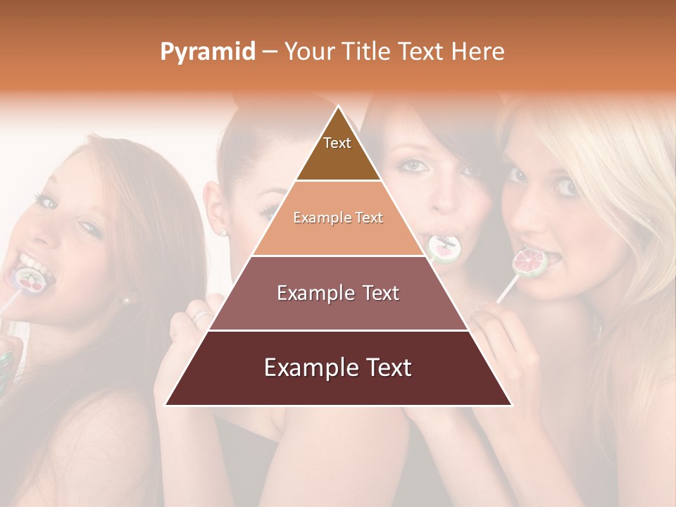 Junge Menschen Gruppe PowerPoint Template