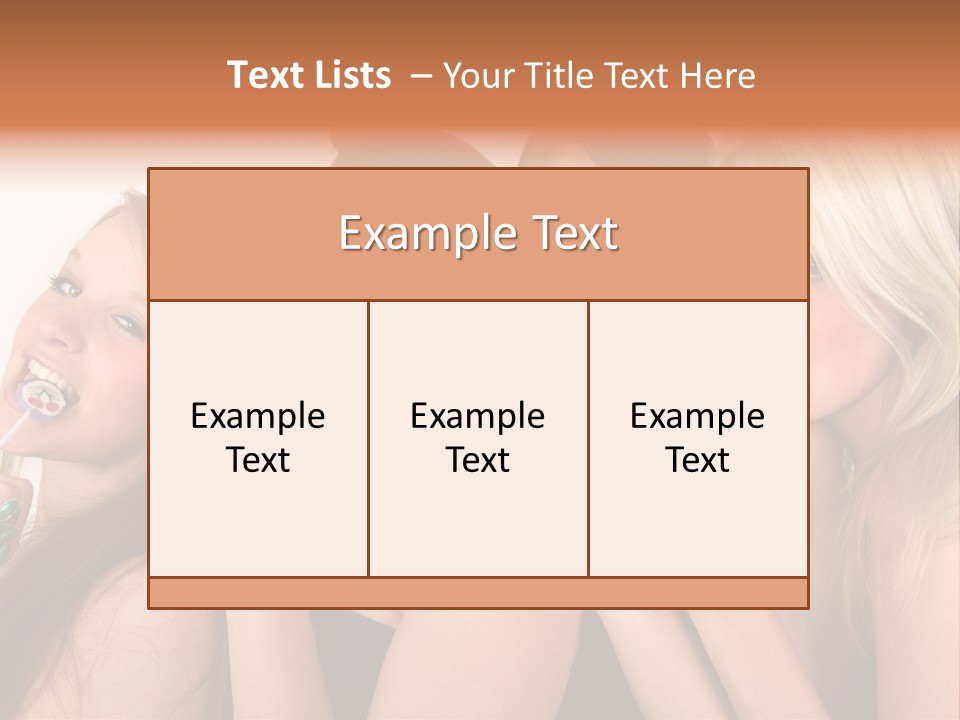 Junge Menschen Gruppe PowerPoint Template