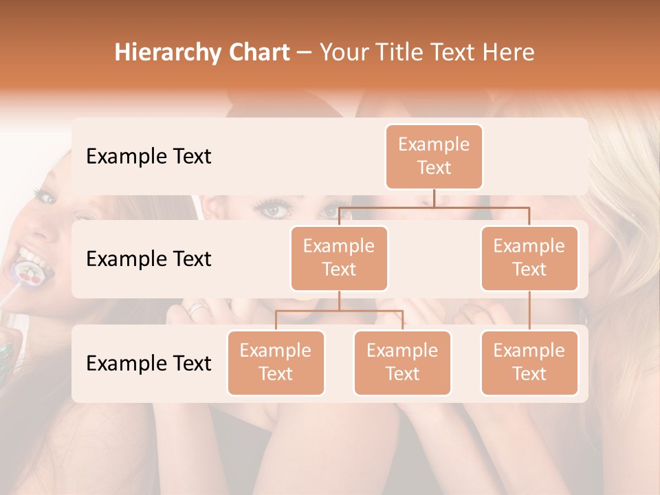 Junge Menschen Gruppe PowerPoint Template