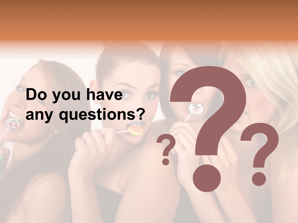 Junge Menschen Gruppe PowerPoint Template