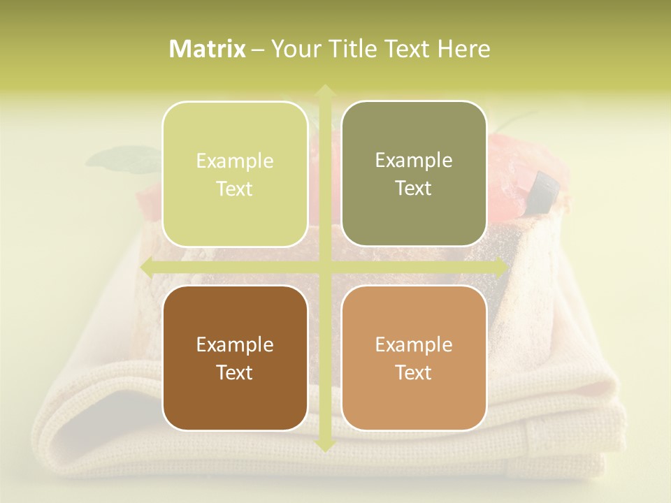 Nourriture Nutrition Olives PowerPoint Template