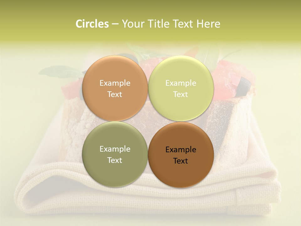 Nourriture Nutrition Olives PowerPoint Template