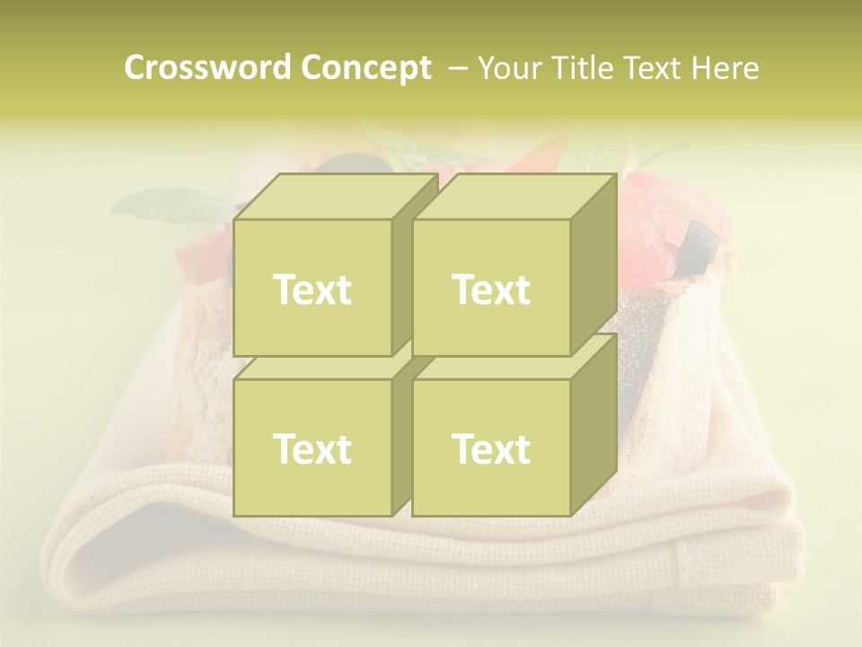 Nourriture Nutrition Olives PowerPoint Template