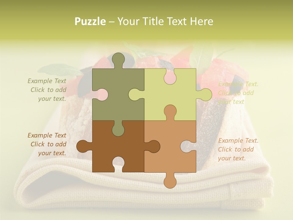 Nourriture Nutrition Olives PowerPoint Template