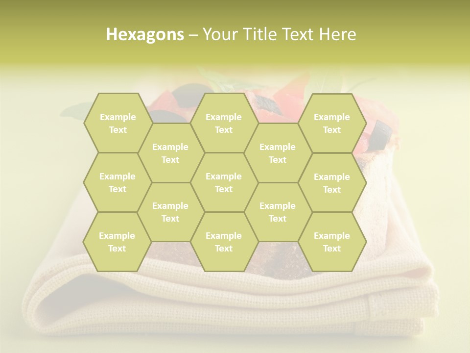 Nourriture Nutrition Olives PowerPoint Template