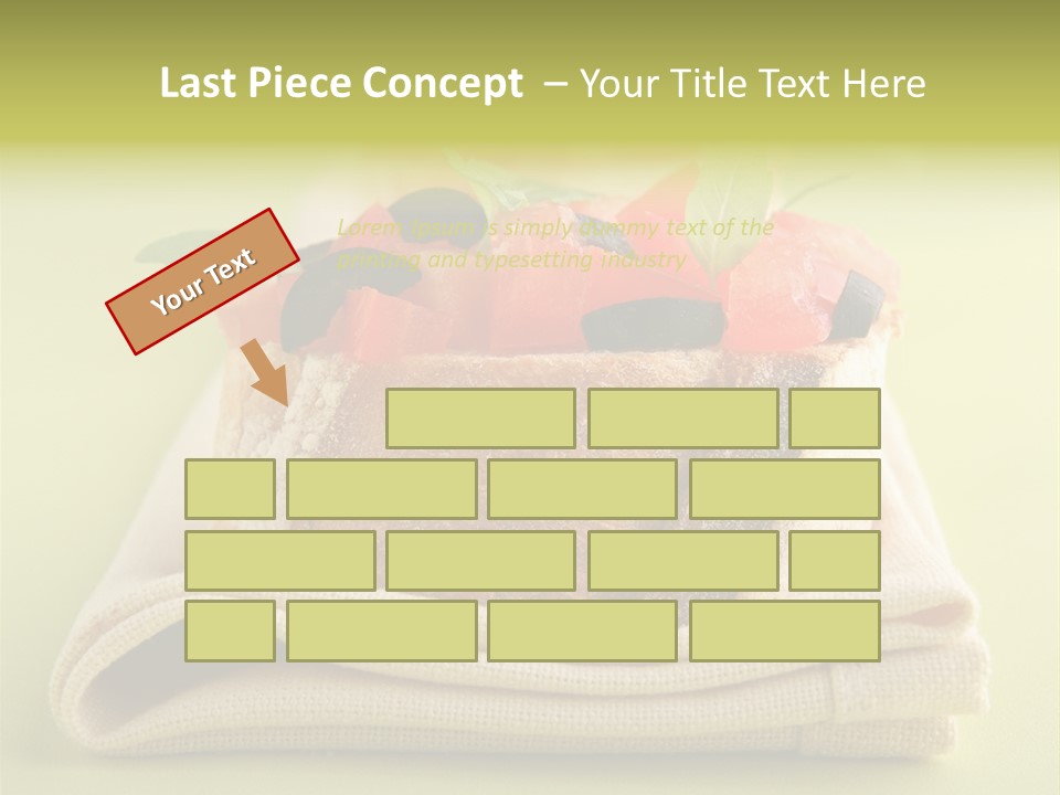 Nourriture Nutrition Olives PowerPoint Template