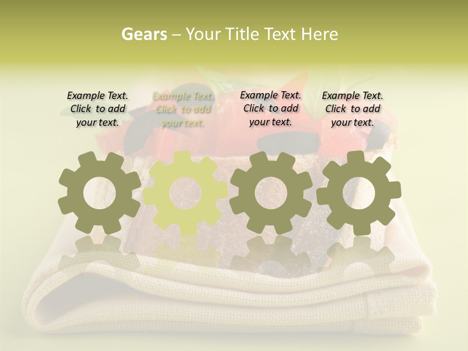 Nourriture Nutrition Olives PowerPoint Template