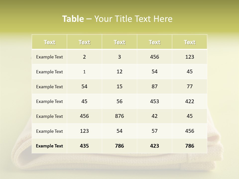 Nourriture Nutrition Olives PowerPoint Template