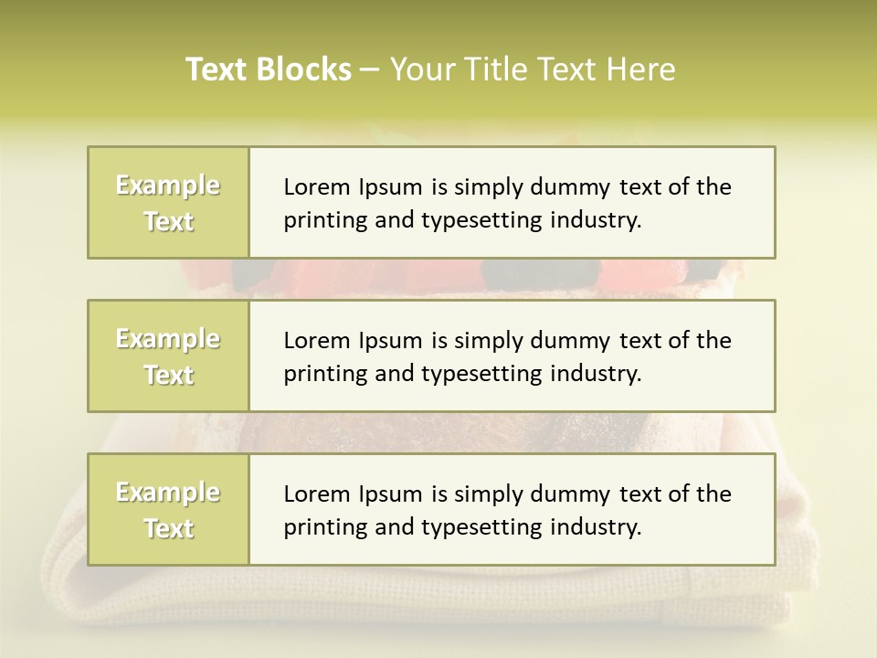 Nourriture Nutrition Olives PowerPoint Template