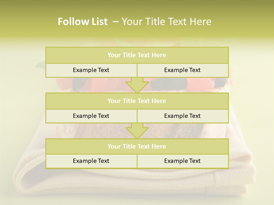 Nourriture Nutrition Olives PowerPoint Template