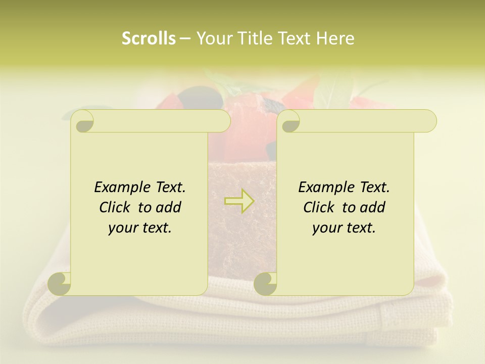 Nourriture Nutrition Olives PowerPoint Template