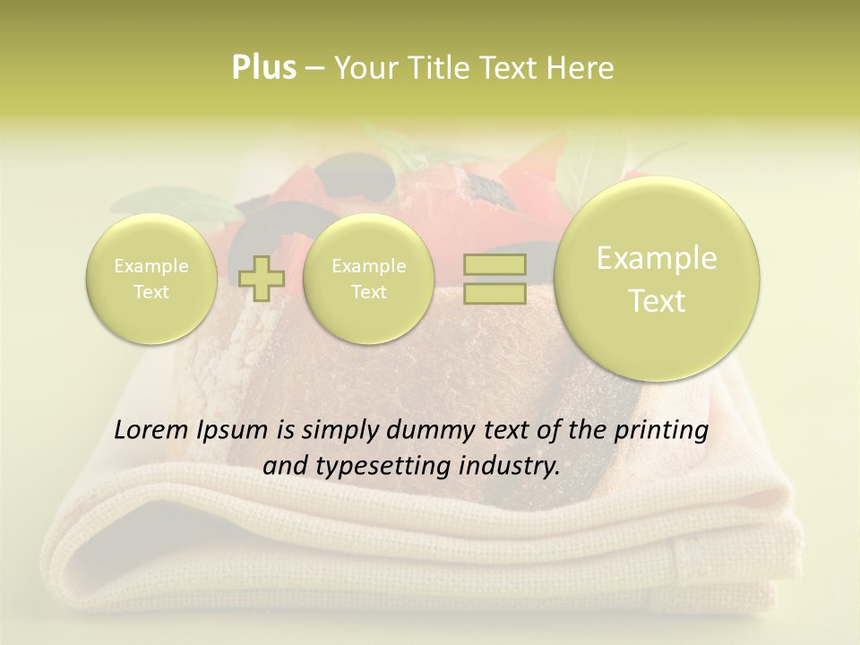 Nourriture Nutrition Olives PowerPoint Template