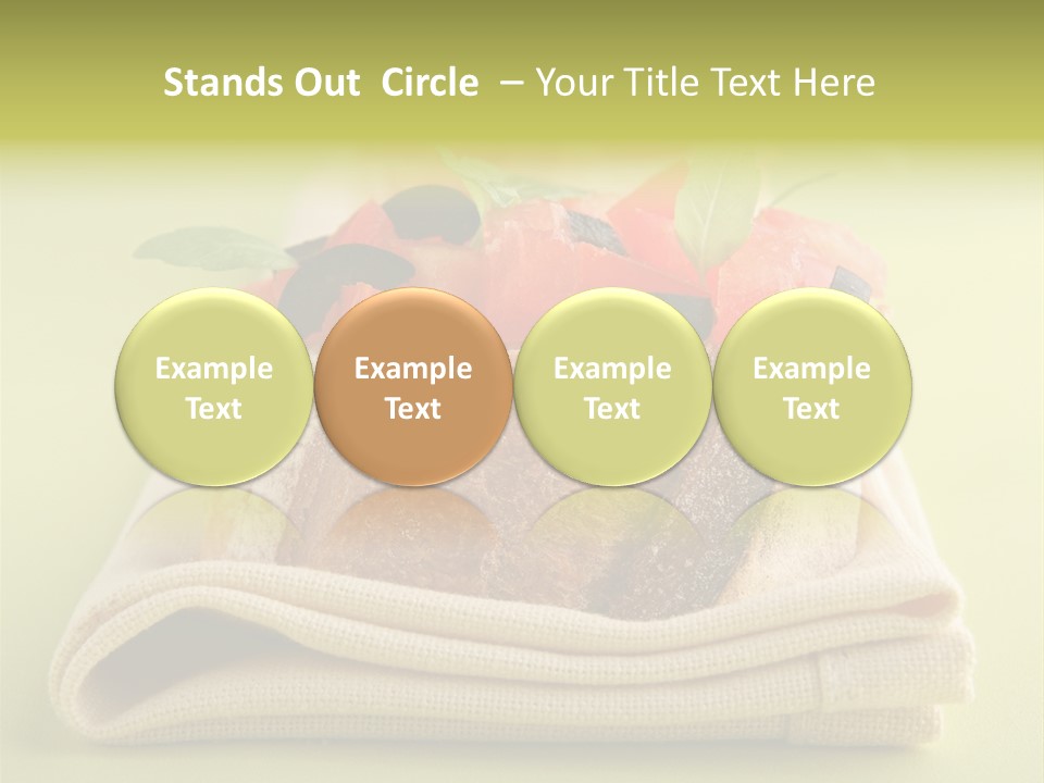 Nourriture Nutrition Olives PowerPoint Template