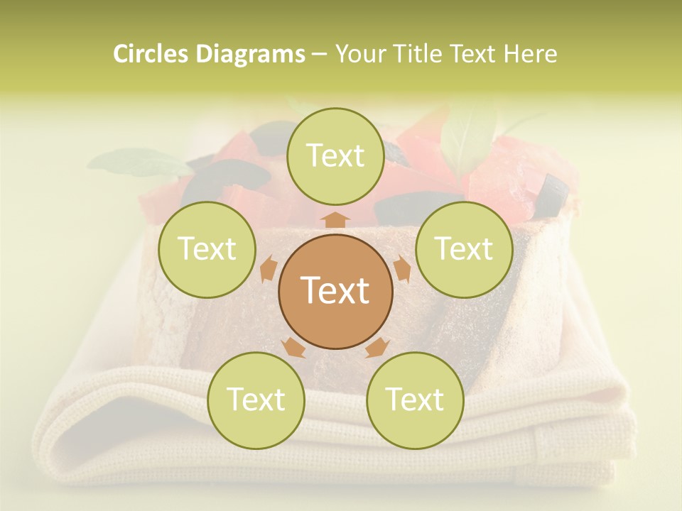 Nourriture Nutrition Olives PowerPoint Template