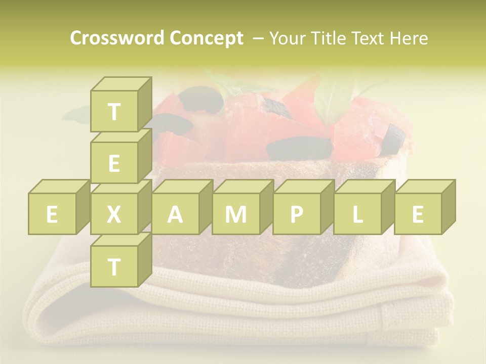 Nourriture Nutrition Olives PowerPoint Template