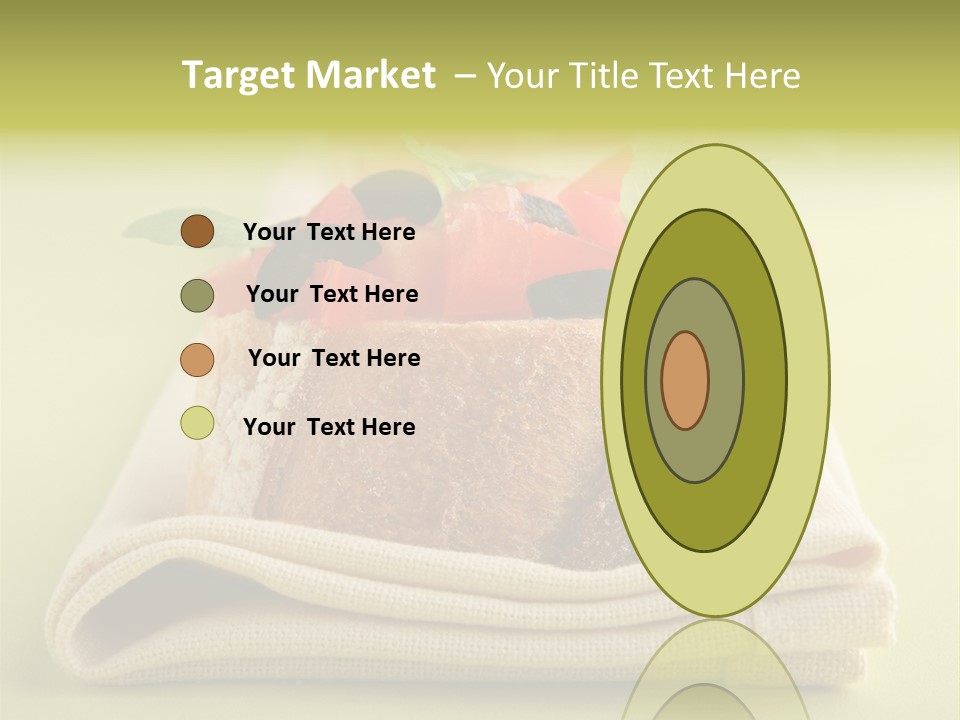 Nourriture Nutrition Olives PowerPoint Template