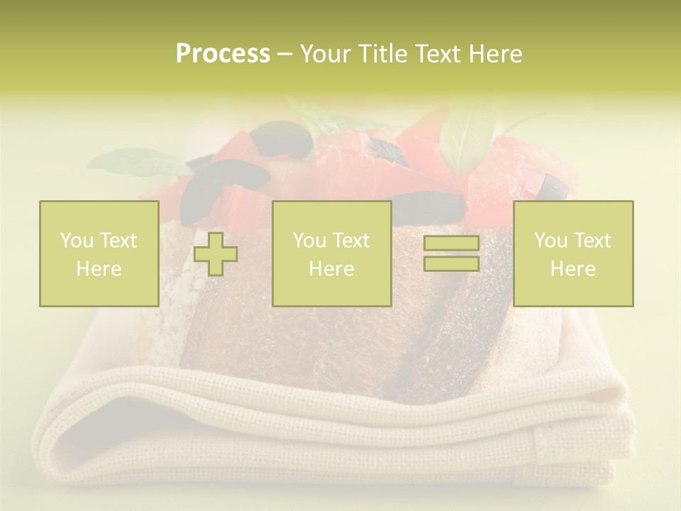 Nourriture Nutrition Olives PowerPoint Template