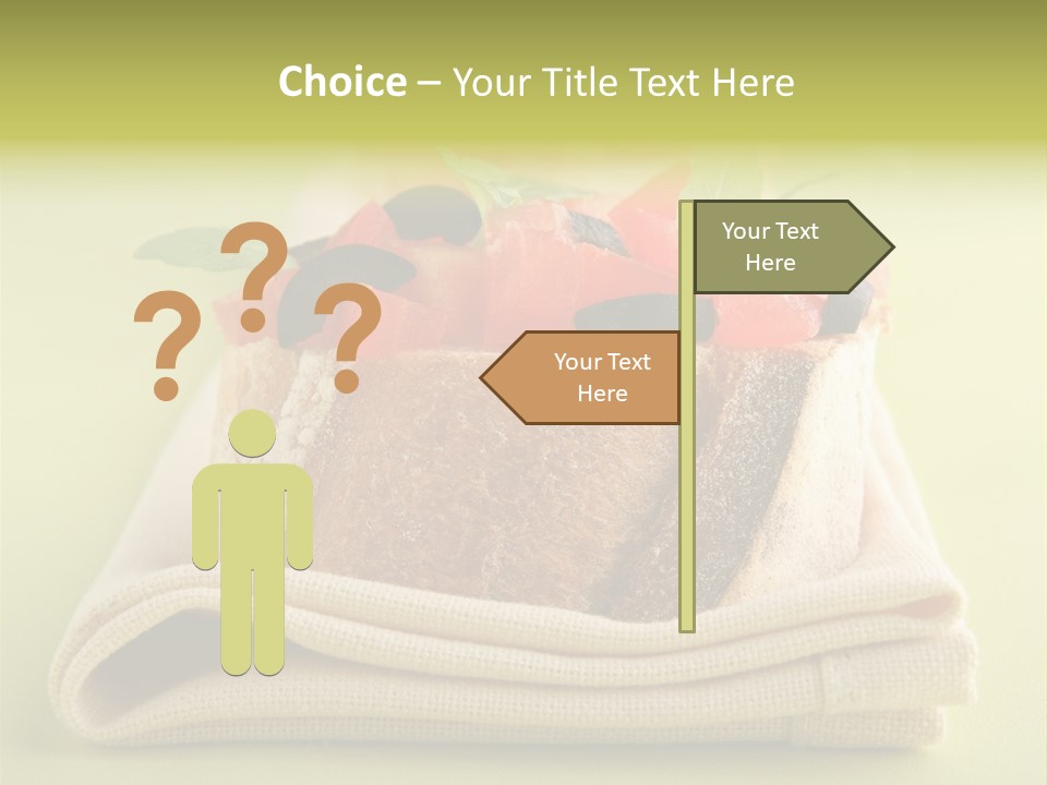 Nourriture Nutrition Olives PowerPoint Template