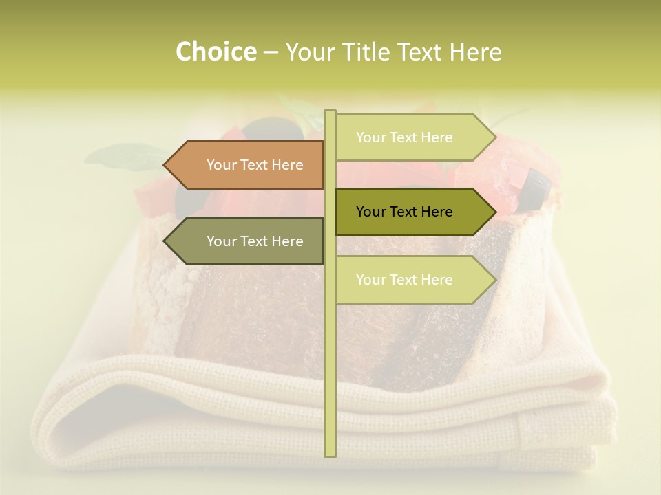 Nourriture Nutrition Olives PowerPoint Template