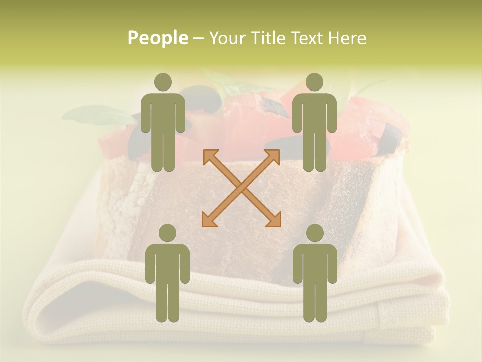 Nourriture Nutrition Olives PowerPoint Template