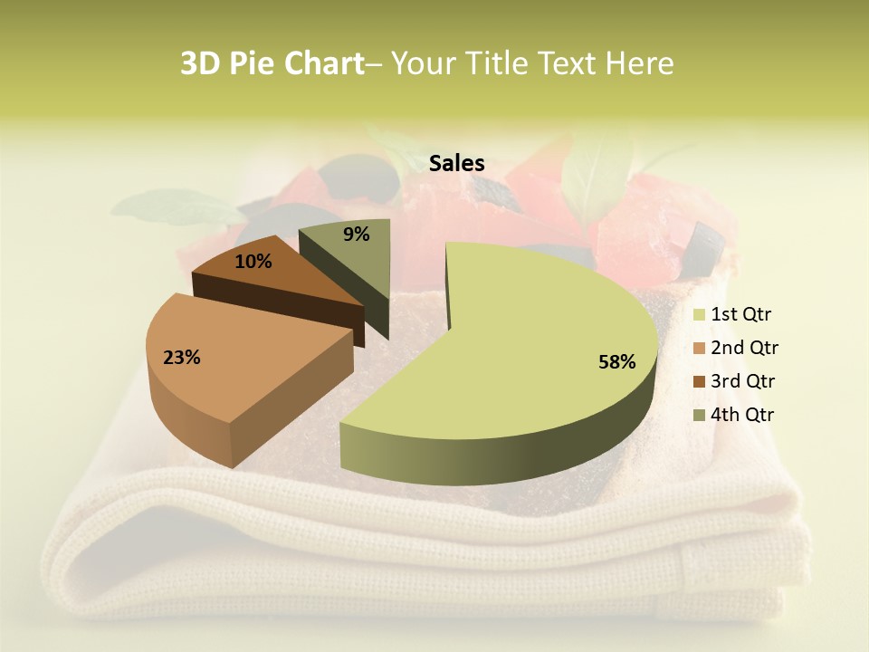 Nourriture Nutrition Olives PowerPoint Template