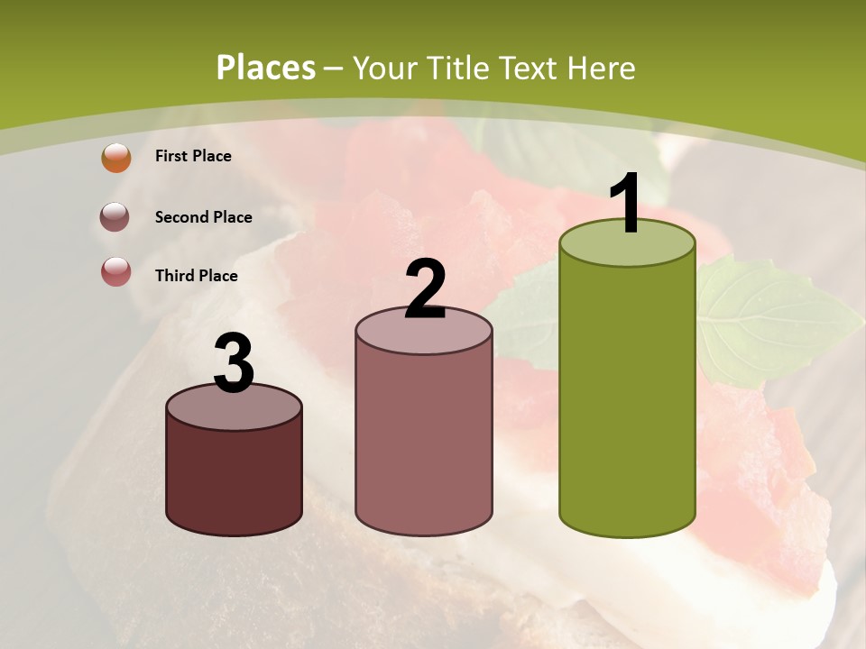 Amusebouche Nutrition Fromage PowerPoint Template