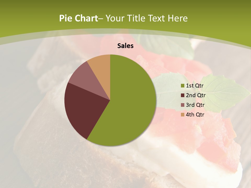 Amusebouche Nutrition Fromage PowerPoint Template