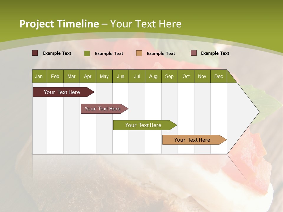 Amusebouche Nutrition Fromage PowerPoint Template