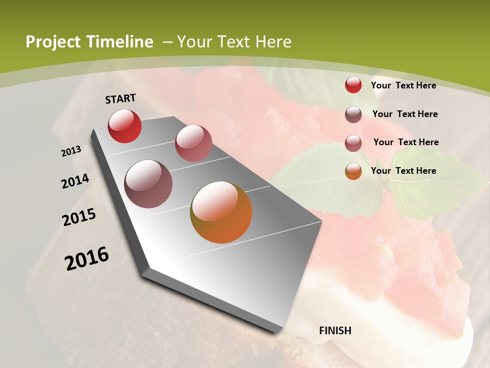 Amusebouche Nutrition Fromage PowerPoint Template