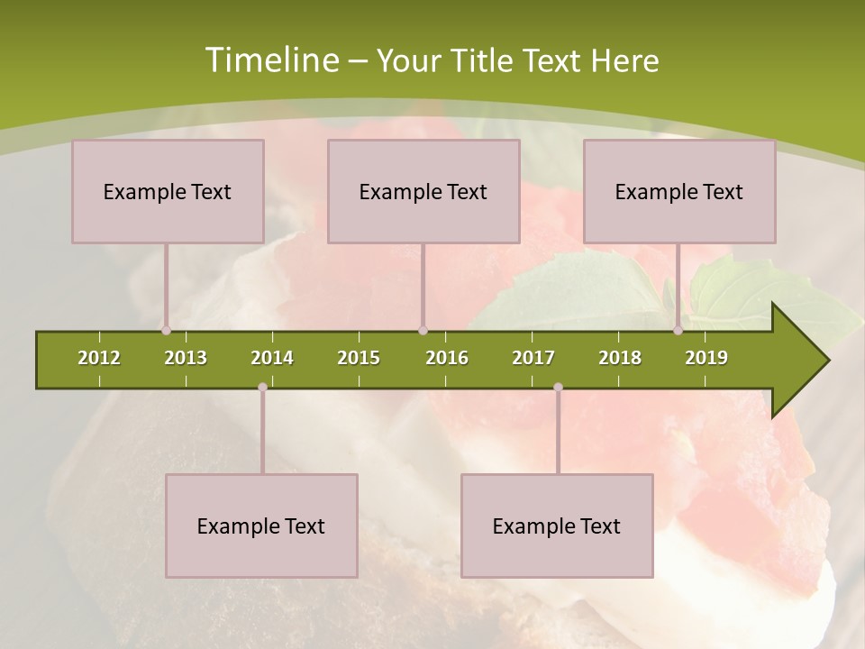 Amusebouche Nutrition Fromage PowerPoint Template