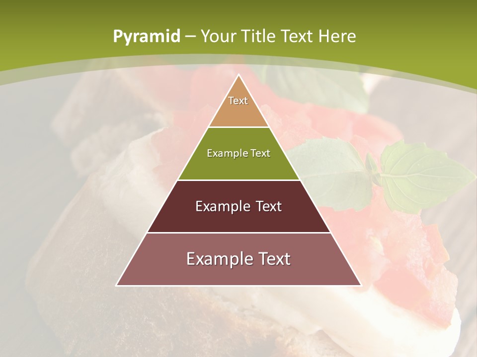 Amusebouche Nutrition Fromage PowerPoint Template