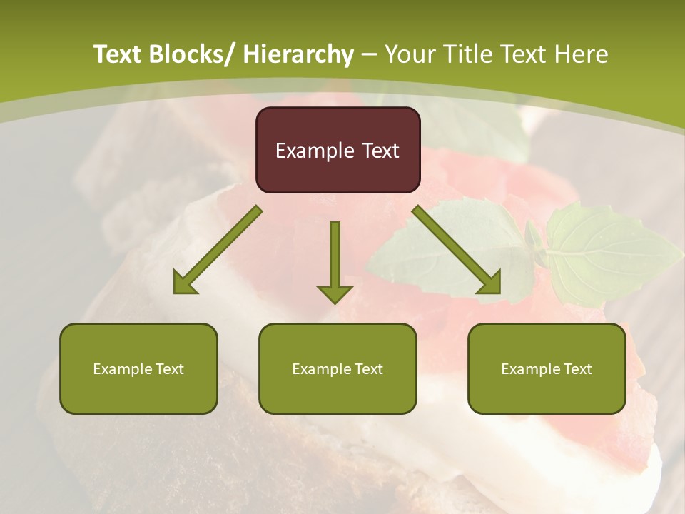 Amusebouche Nutrition Fromage PowerPoint Template