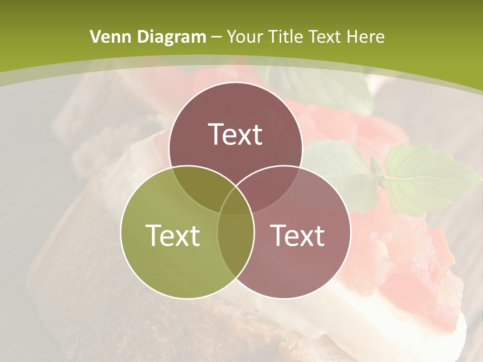 Amusebouche Nutrition Fromage PowerPoint Template