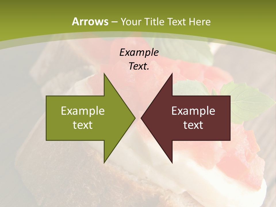 Amusebouche Nutrition Fromage PowerPoint Template