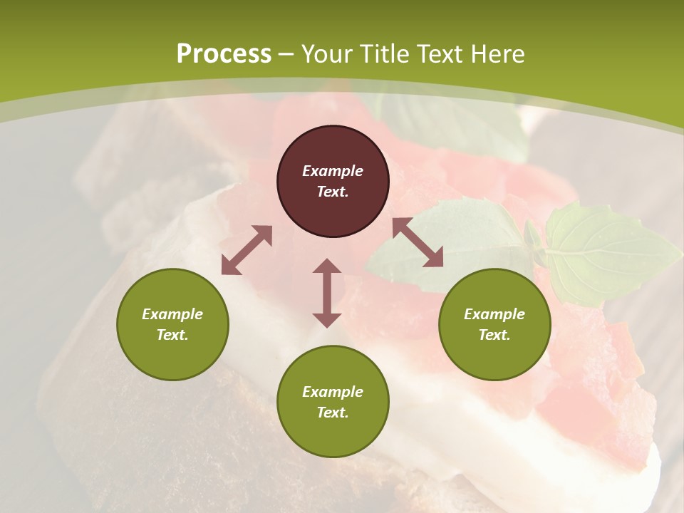 Amusebouche Nutrition Fromage PowerPoint Template