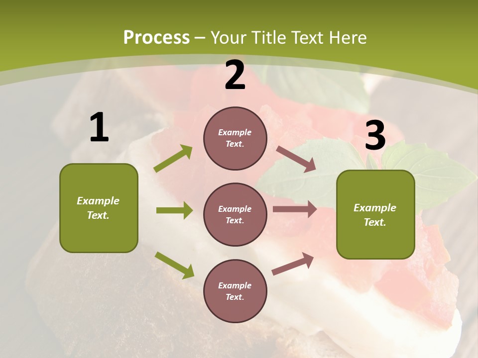 Amusebouche Nutrition Fromage PowerPoint Template