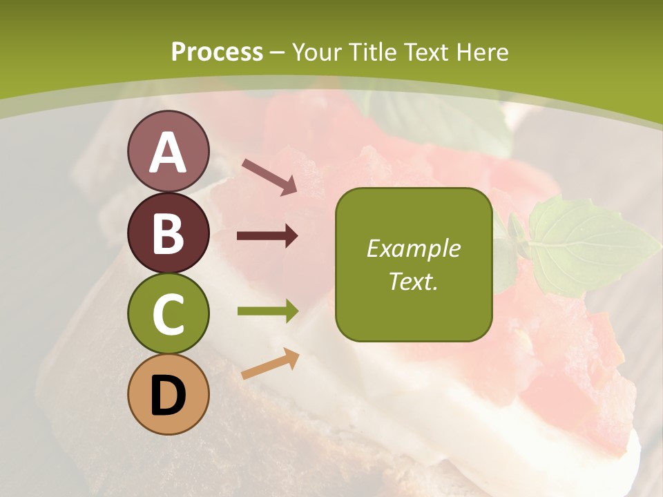 Amusebouche Nutrition Fromage PowerPoint Template