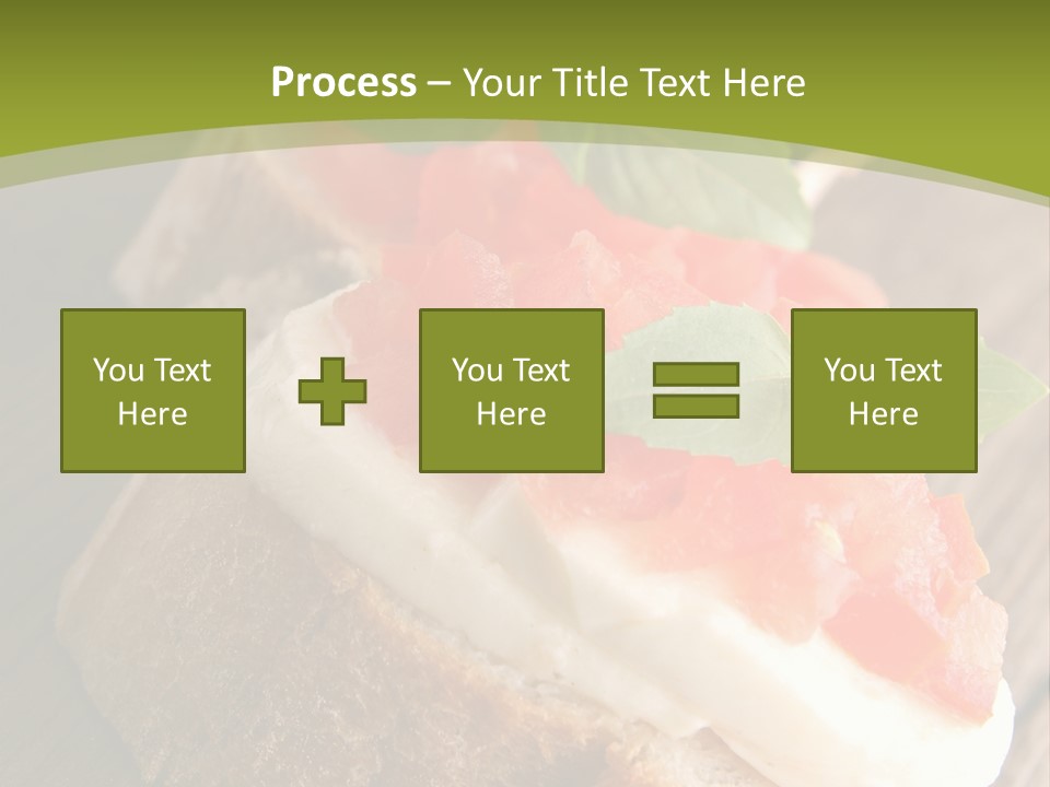 Amusebouche Nutrition Fromage PowerPoint Template