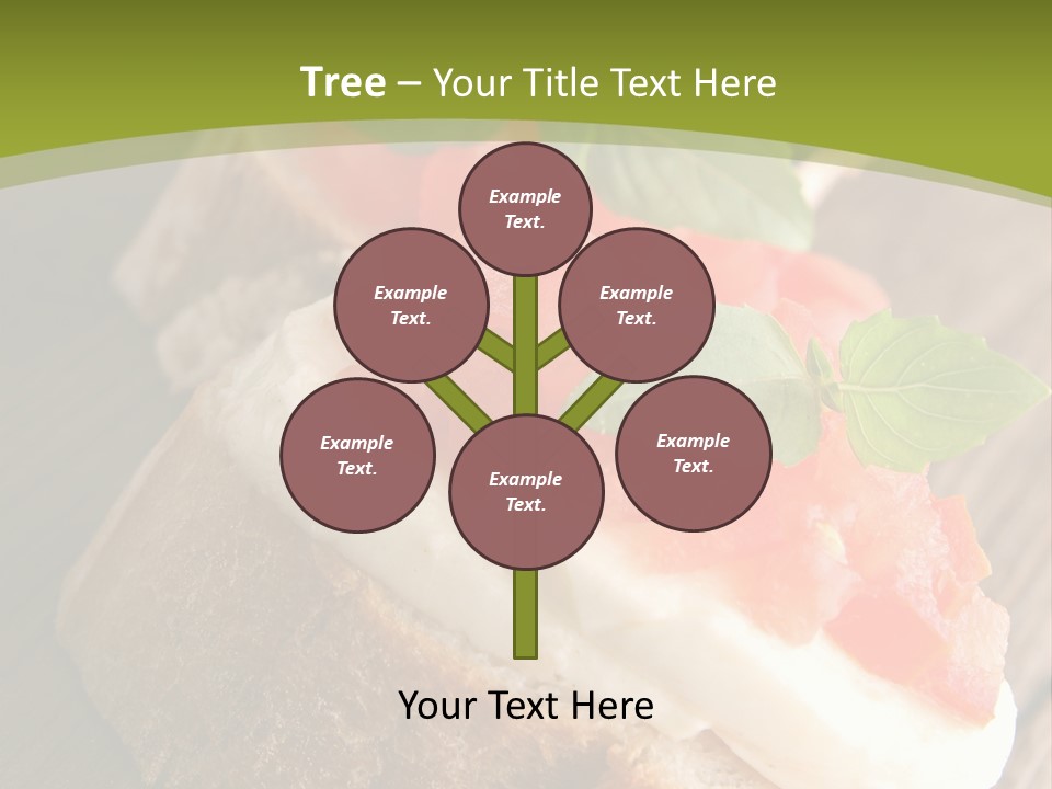 Amusebouche Nutrition Fromage PowerPoint Template