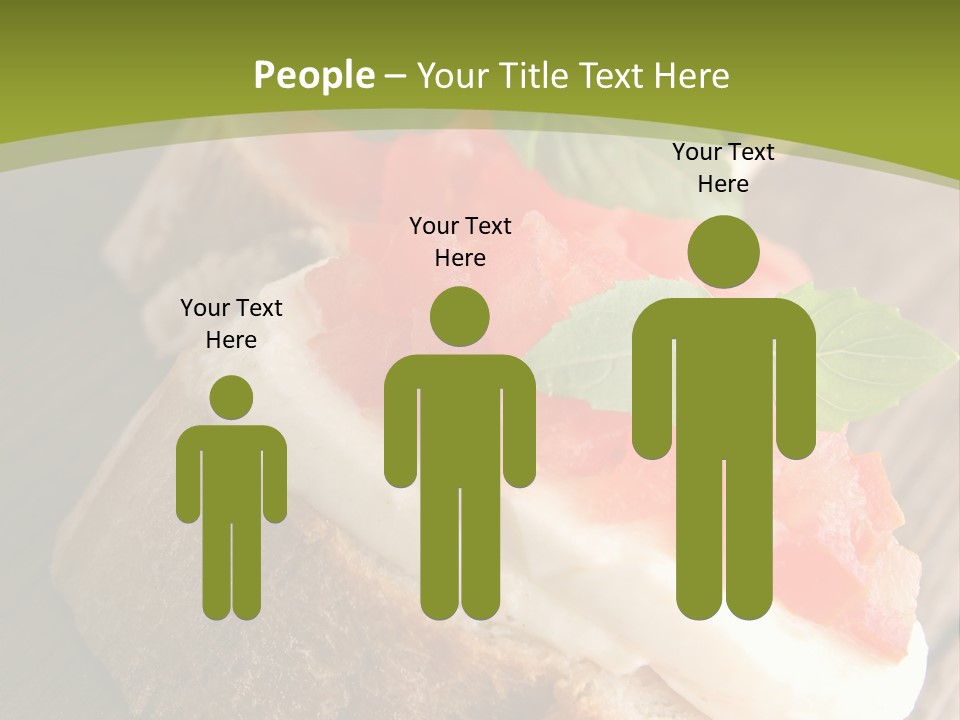 Amusebouche Nutrition Fromage PowerPoint Template