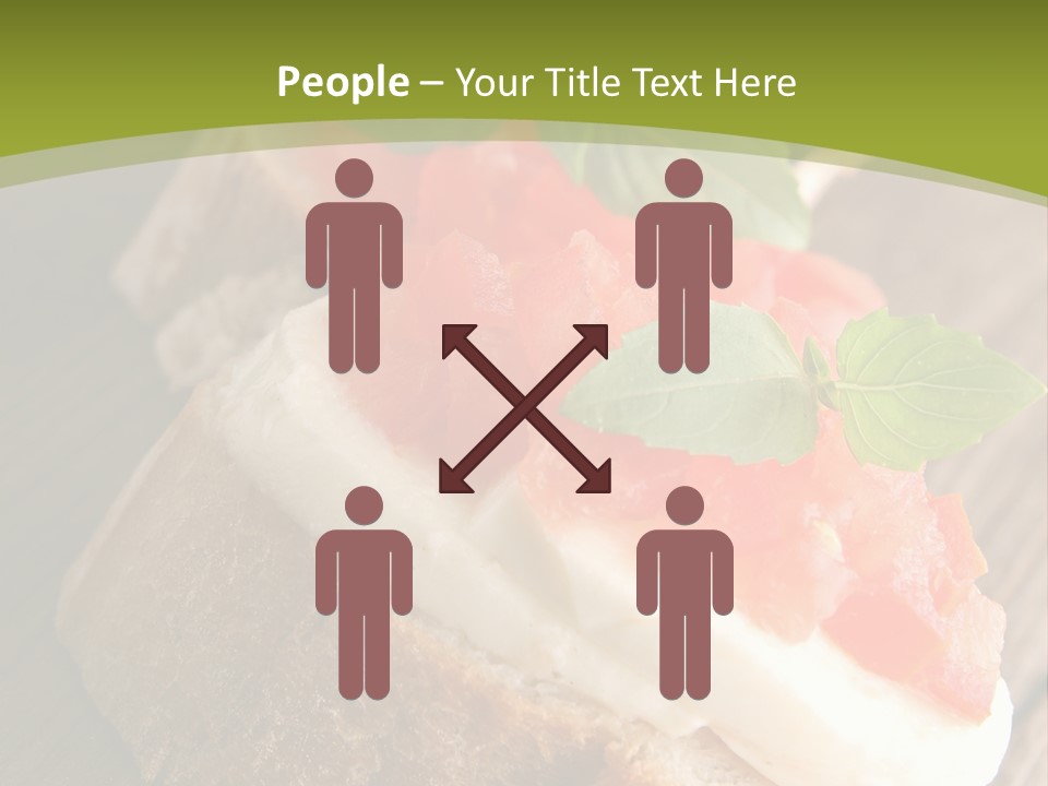 Amusebouche Nutrition Fromage PowerPoint Template