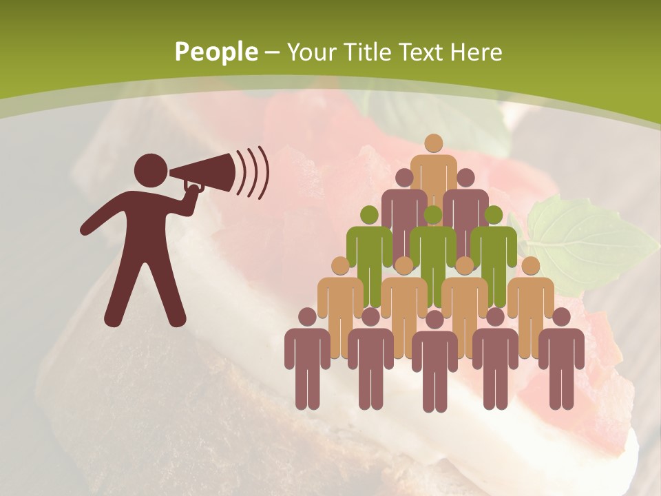 Amusebouche Nutrition Fromage PowerPoint Template